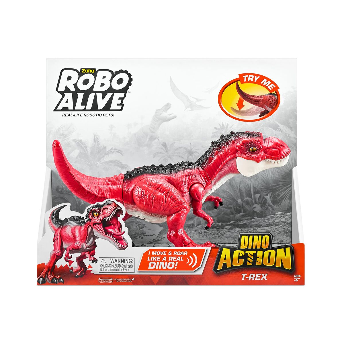 Dinosaur Zuru Robo Alive: Dino Action T-Rex Red Folding Figure