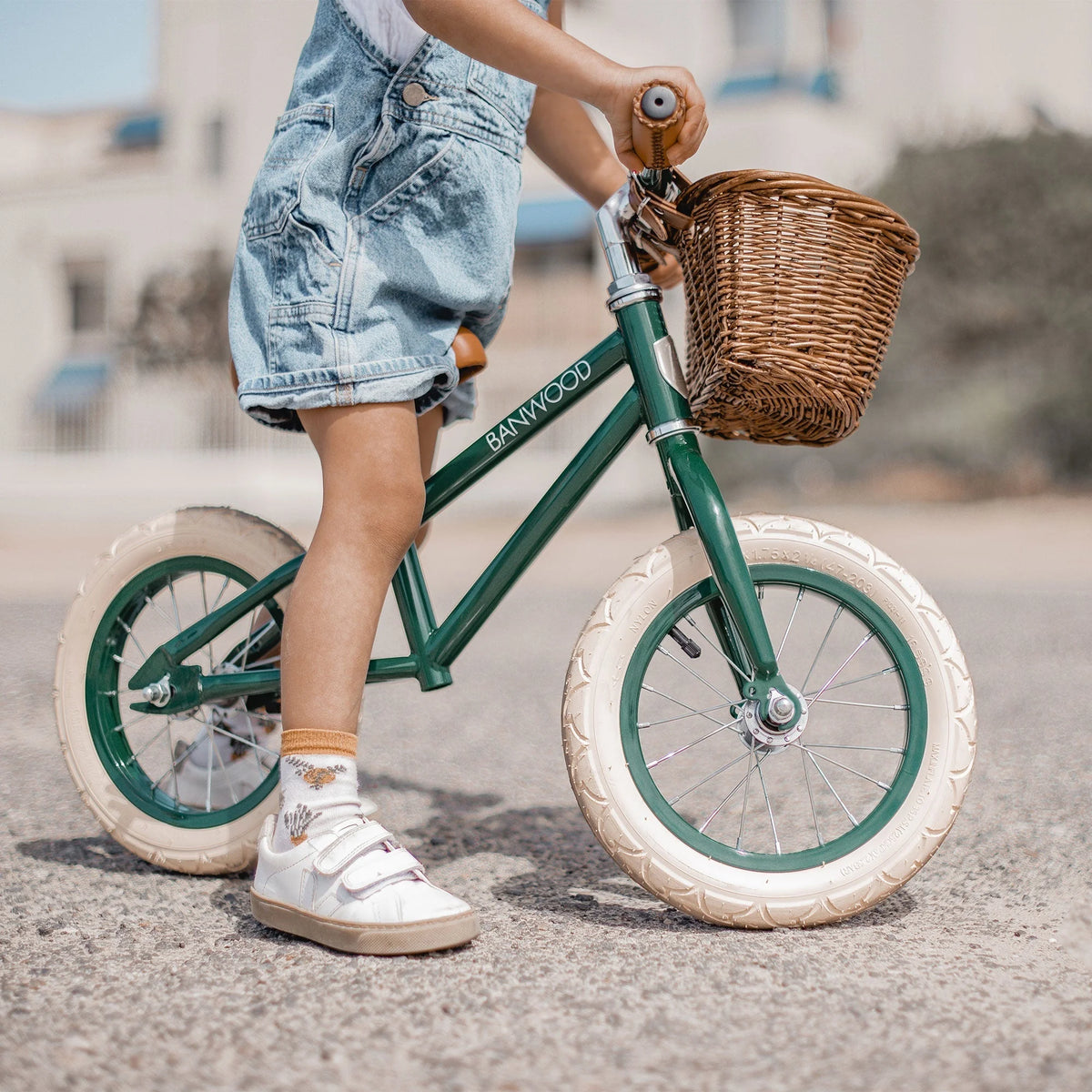 Bicicletă de Echilibru Vintage - Verde - Banwood - Biciclete de Echilibru