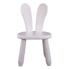 Dřevěná Dětská Židle White Bunny - Dřevěné a Plastové Sety - Kidozia