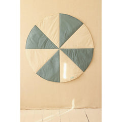 Tappetino rotondo patchwork in pasta di zucchero blu - Moi Mili - Tappetini