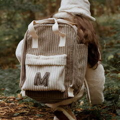 Sac à dos avec lettre - Marron - Muzpony - Sacs à dos avec nom