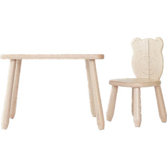 Children's Set White Bear - Wooden and Plastic Sets - Kidozia
