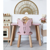 Set Bambina Rosa Farfalla - Set in Legno e Plastica - Kidozia