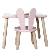 Rosa Hasen-Kinderset - Holz- und Kunststoffsets - Kidozia