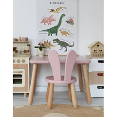 Coffret Lapin Rose pour Enfants - Coffrets en Bois et Plastique - Kidozia