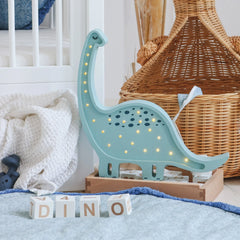 Dino Diplodocus Lampe - Kleine Lichter - Holzlampen