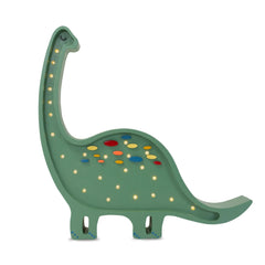Dino Diplodocus Lampe - Kleine Lichter - Holzlampen