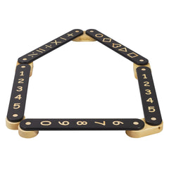 Drevená Balančná Kladina čierna 5 Prvkov Balančné Dosky Meowbaby