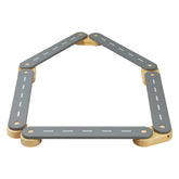 Poutre d'équilibre en bois grise 5 éléments - Planches d'équilibre - Meowbaby