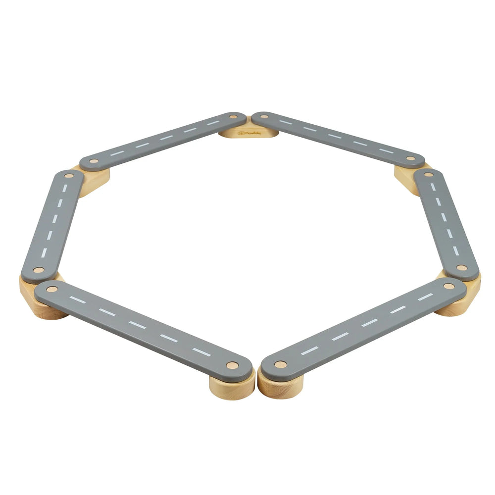 Trave di equilibrio in legno grigio 6 elementi - Balance Boards - Meowbaby