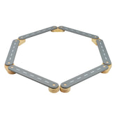 Poutre d'équilibre en bois grise 6 éléments - Planches d'équilibre - Meowbaby