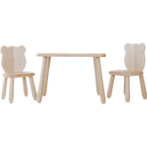 Holz-Kinderset Natur Bear - Holz- und Kunststoffsets - Kidozia