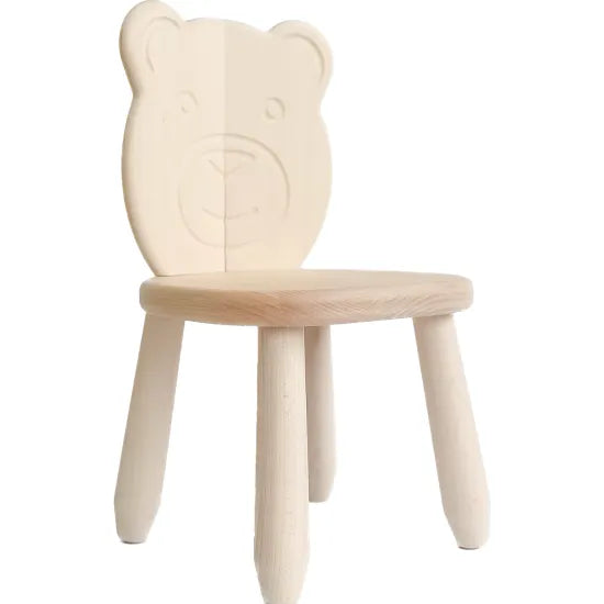 Natur Bear Holz-Kinderstuhl - Holz- und Kunststoff-Sets - Kidozia