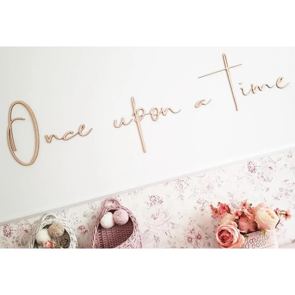 Houten Wandbord: Waar Was - 120cmx40cm - Wanddecoratie - Cut It Now