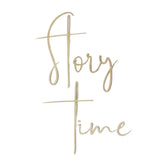 Wooden Wall Board: story time - 68cmx30cm - Wall Decoration - Cut It Now