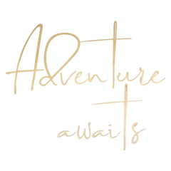 Cartello da parete in legno: L'avventura ti aspetta - 100 cm x 30 cm - Decorazione da parete - Taglialo subito