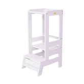 Tour d'apprentissage en bois blanche - Tours - Meowbaby