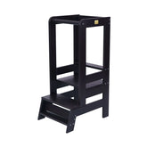 Wooden Kitchen Helper - Learning Tower black - Towers - Meowbaby