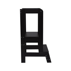 Drevený Kuchynský Pomocník Učebná Veža čierna Veže Meowbaby