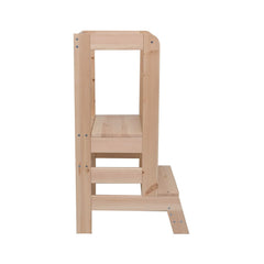 Aide de cuisine en bois - Tour d'apprentissage naturelle - Tours - Meowbaby