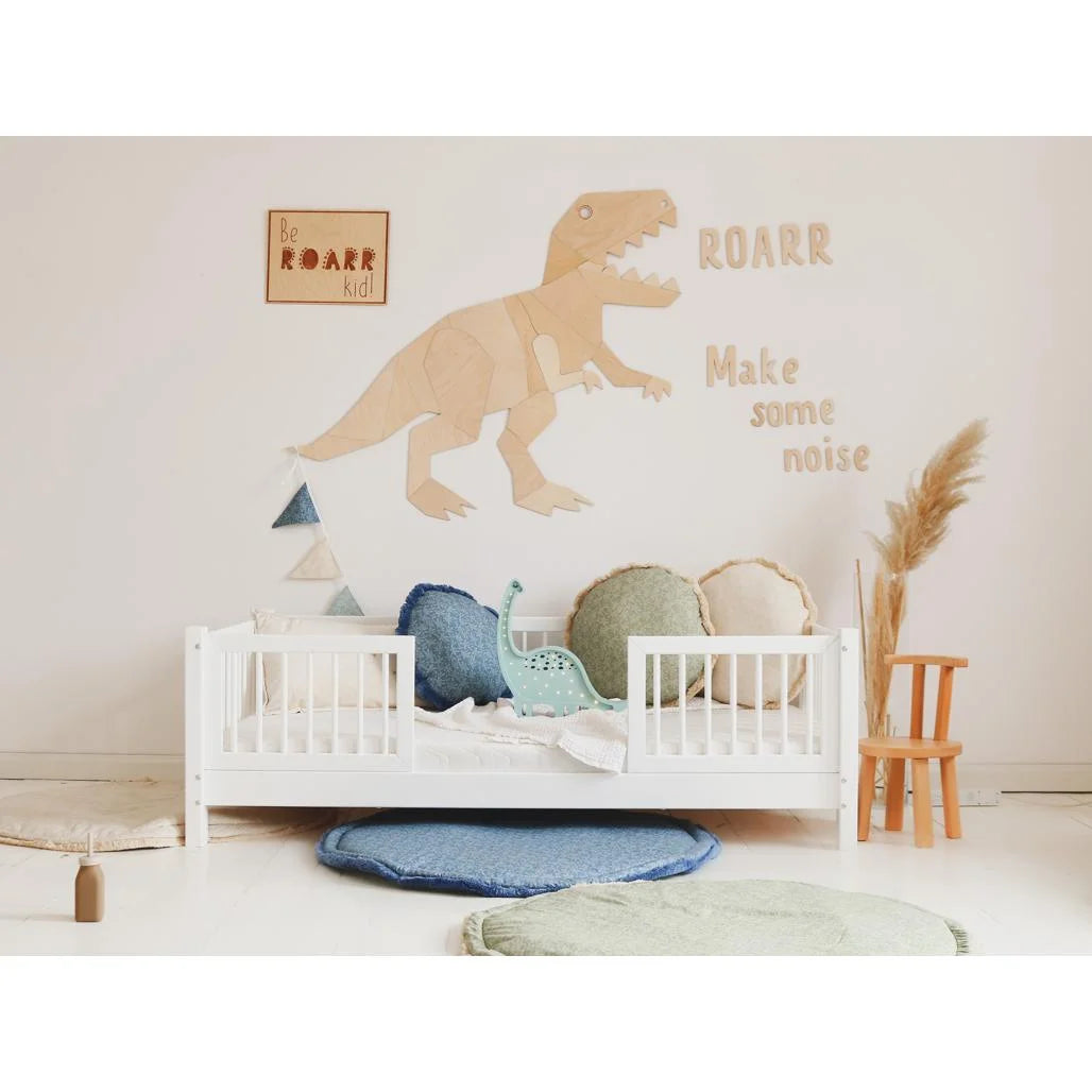 Houten Poster "Wees een Leeuw" - 30cmx39cm - Muurdecoratie - Cut It Now