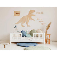 Affiche en bois « Soyez une lionne » - 30 cm x 39 cm - Décoration murale - Cut It Now