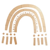 Arcoíris - Decoración de pared de madera tamaño XL - 145 cm x 150 cm - Pared - Recortar ahora