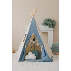 Teepee Tent - Jeans with Pom Poms - Moi Mili