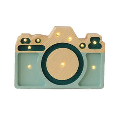 Camera Lamp Mini - Little Lights - Wooden Lamps