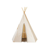 Teepee Tent - Gray with Pompoms - Moi Mili