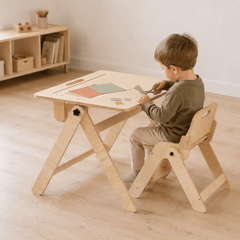 Leg&Go stolička so skladacím dizajnom pre deti