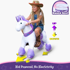 Riding Unicorn - 7 + - Purple - Ponycycle - Riding Horses