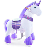Ride-on Enhjørning Model – 4 – 7 år – Lilla – Ride-on Heste – Ponycycle
