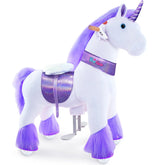 Riding Unicorn Model - 4 To 8 Years - Purple - Ponycycle - Riding Ponies