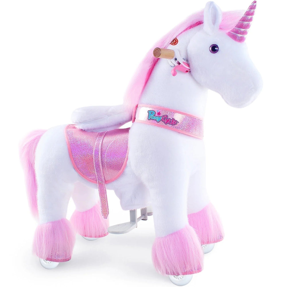 Jazdecký Jednorožec Model u - 3 - 4 Roky - Ružový - Jazdecké Koníky - Ponycycle