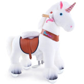 Riding Unicorn Model u - 3 to 5 Years - White - Ponycycle - Riding Horses