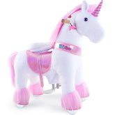 Licorne à chevaucher modèle U - 3 à 5 ans - Rose - Ponycycle - Poneys à chevaucher