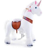 Riding Unicorn Model u - 4 to 8 Years - White - Ponycycle - Riding Horses