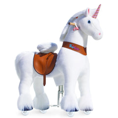 Jazdecký Jednorožec Model u - od 7 Rokov - Biely - Jazdecké Koníky - Ponycycle
