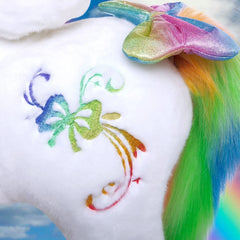 Riding Unicorn Model x - 4 To 8 Years - Rainbow - Ponycycle - Riding Ponies