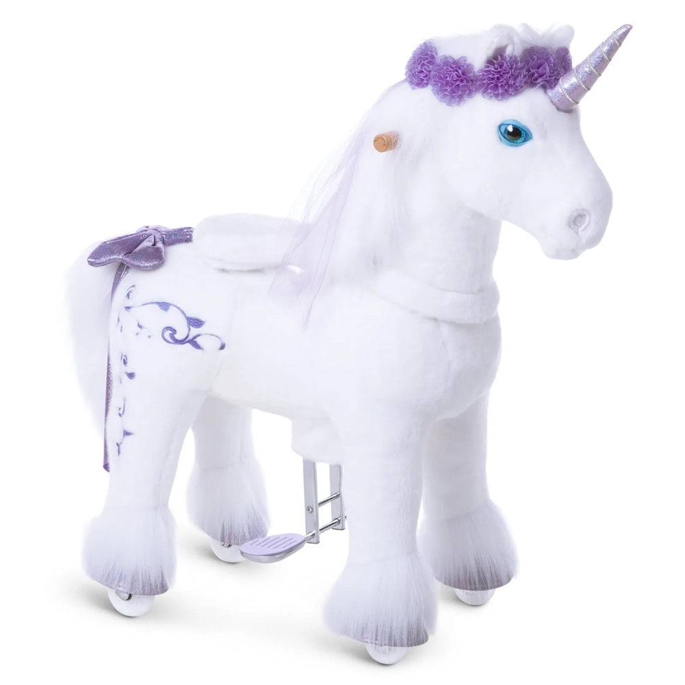 Riding Unicorn Model x - 4 To 8 Years - Purple - Ponycycle - Riding Ponies