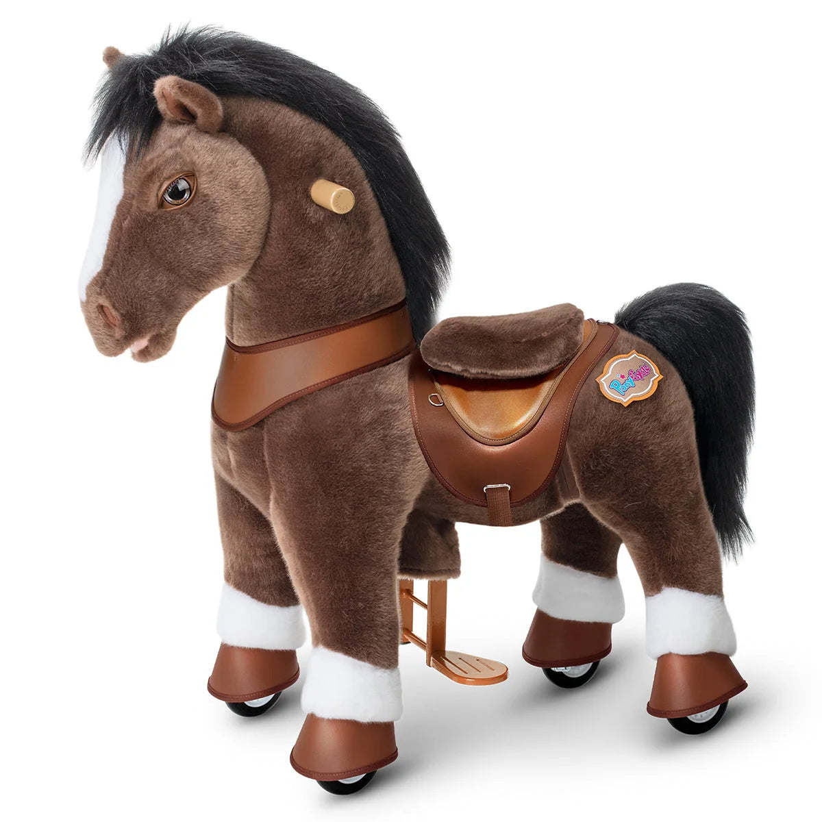 Jazdecký Koník - čokoládovo Hnedý - Model y - Jazdecké Koníky - Ponycycle