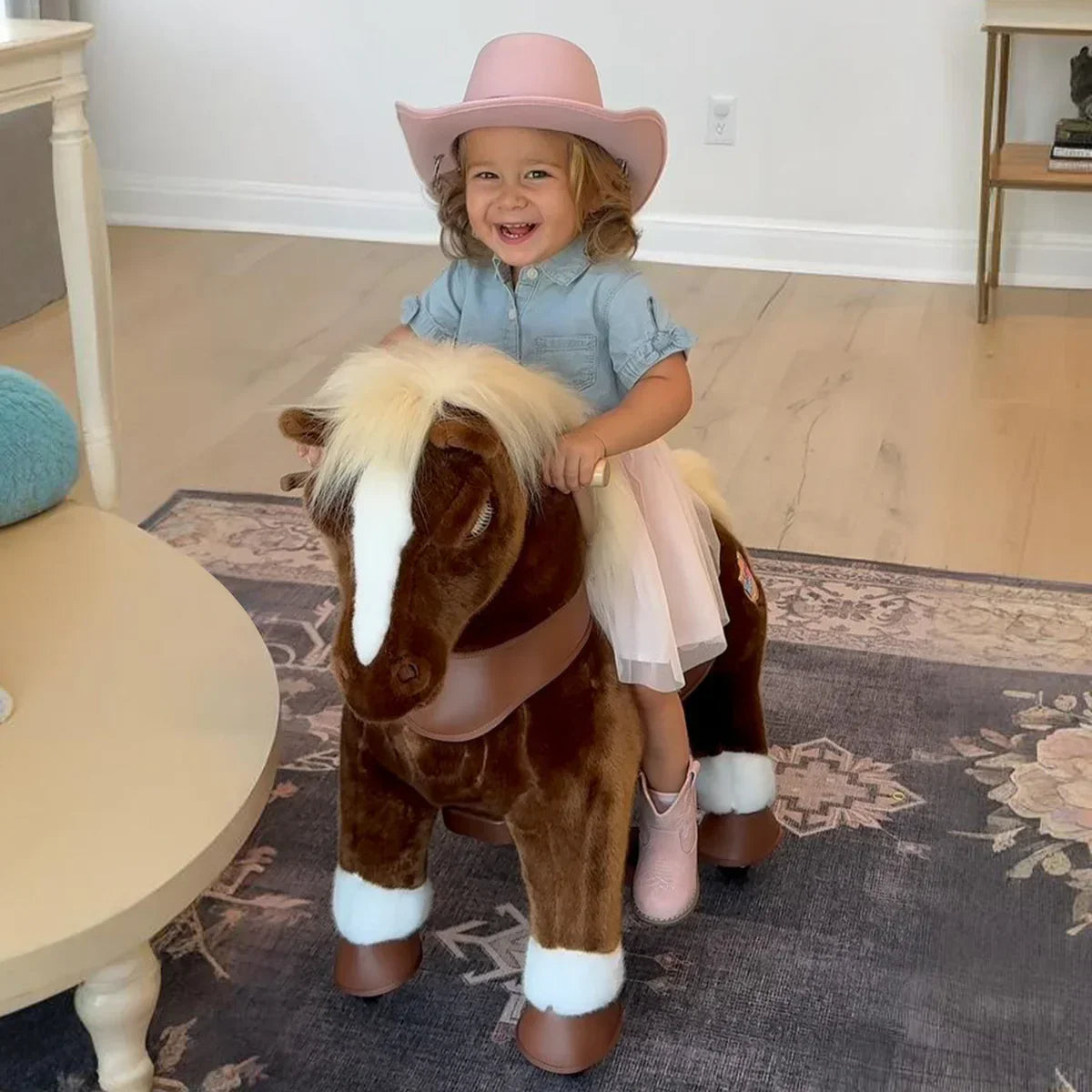 Ride-On Horse - Brown - Model y - Ride-On Toys - Ponycycle