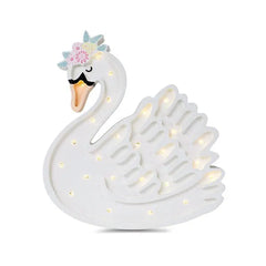 Swan Lamp - Little Lights - Wooden Lamps