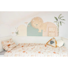 Lví - Dřevěná Nástěnná Dekorace v Safari stylu Xl Velikost - 79cmx91cm - Nástěnná - Cut It Now