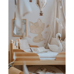 Fox - Wooden Wall Decoration from the Forest Animals Collection Size m - 75cmx48cm - Wall - Cut It Now