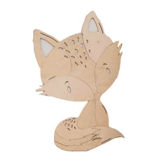 Fox - Wooden Wall Decoration from the Forest Animals Collection Size m - 75cmx48cm - Wall - Cut It Now