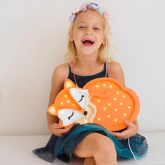 Lampada Volpe - Piccole Luci - Lampade in Legno