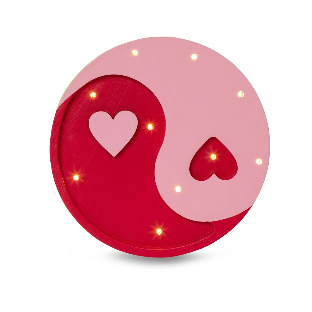 Yin&yang Lampa Ružová - Little Lights