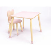Set Tavolino e Sedia in Legno per Bambini – Coniglietto - Family-scl